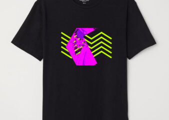 zigzag colorful tshirt design