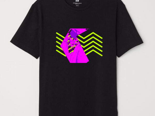 Zigzag colorful tshirt design