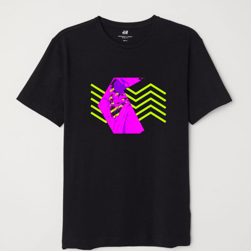 zigzag colorful tshirt design