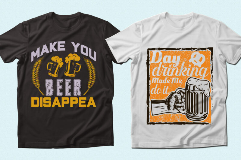 Trendy 20 Beer quotes T-shirt Designs Bundle — 98% Off