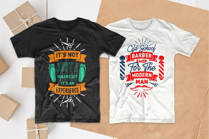 barber shop t shirt designs, barber t shirt designs, best barber shop quotes, t shirt design for barber shop, T-shirt designs bundle for commercial use, haircut quotes typography pack collection