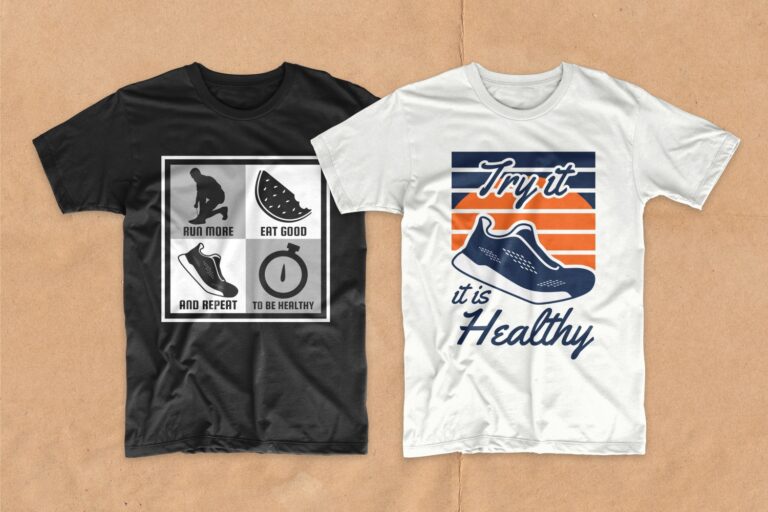 Running t shirt designs bundle, Cool running t shirt designs, best