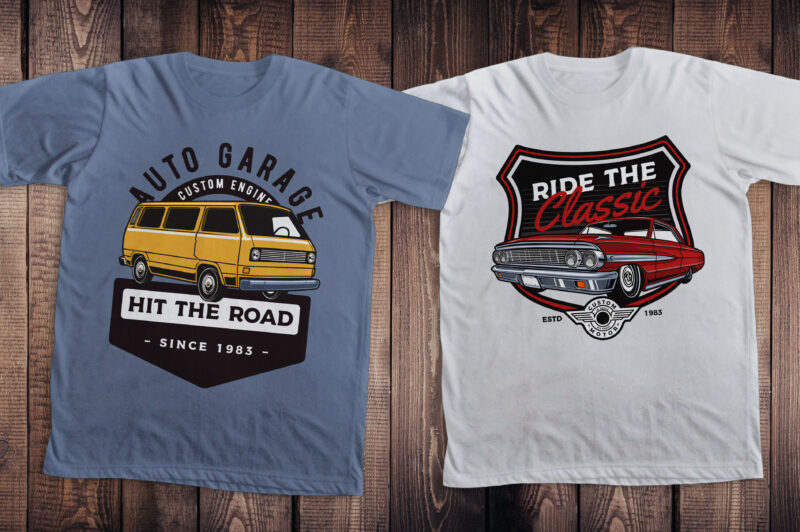 Classic Car t-shirt Collection