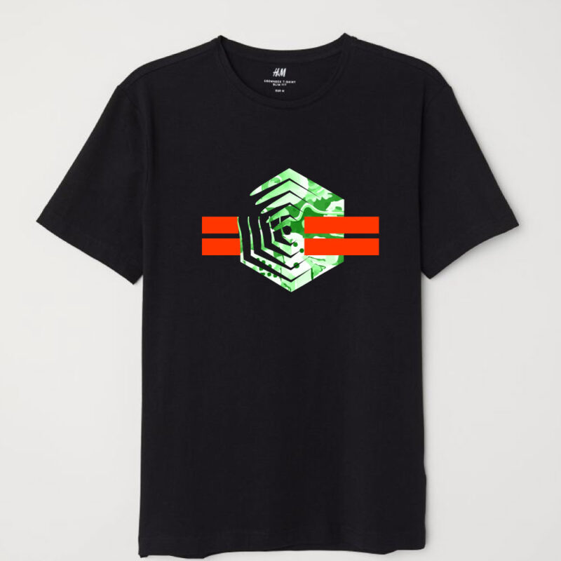 Hexagonal bars tshirt design
