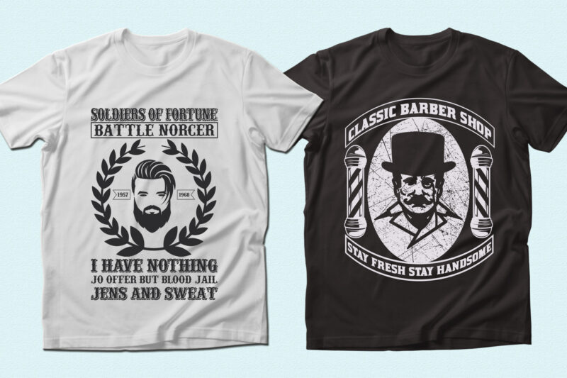 Trendy 20 Barber quotes T-shirt Designs Bundle — 98% Off