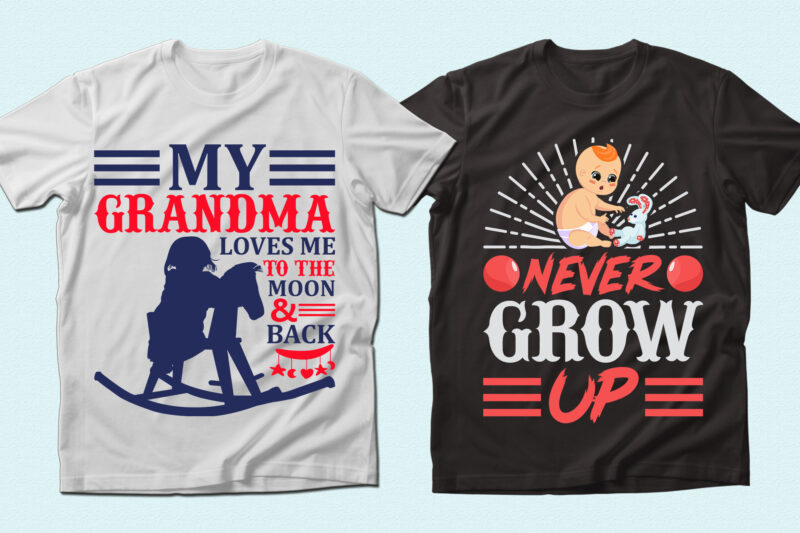 Trendy 20 Baby quotes T-shirt Designs Bundle — 98% Off