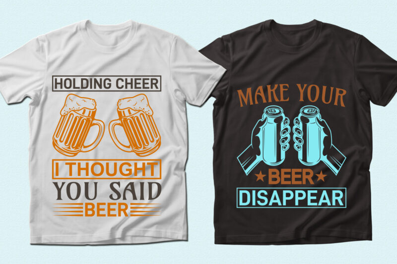 Trendy 20 Beer quotes T-shirt Designs Bundle — 98% Off
