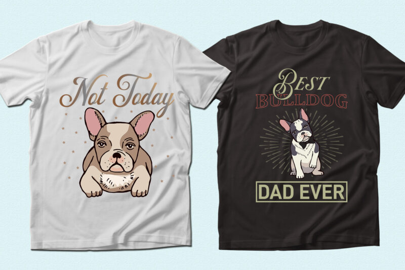 Trendy 20 Bulldog quotes T-shirt Designs Bundle — 98% Off