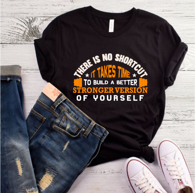 best selling gym/fitness quotes t-shirt designs bundle for commercial use