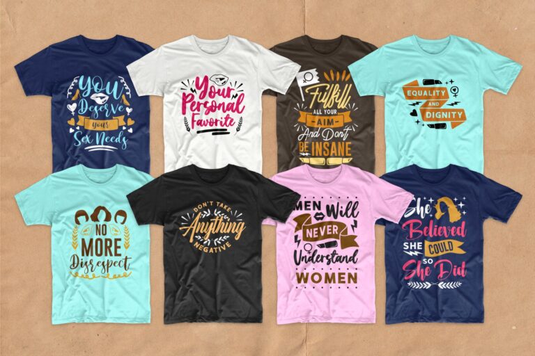 Women's day t-shirt designs bundle, International women's day quotes t ...