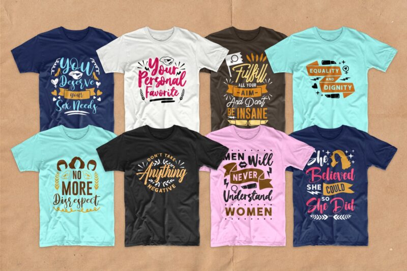 Women’s day t-shirt designs bundle, International women’s day quotes t shirt pack collection, T shirts for women, Women’s day SVG