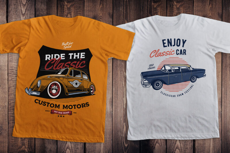 Classic Car t-shirt Collection