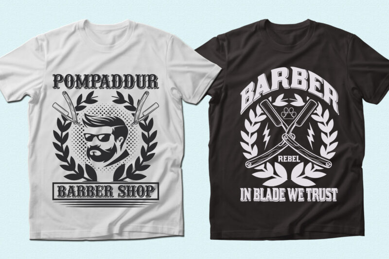 Trendy 20 Barber quotes T-shirt Designs Bundle — 98% Off