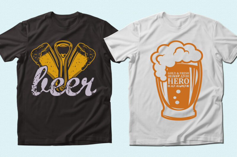 Trendy 20 Beer quotes T-shirt Designs Bundle — 98% Off
