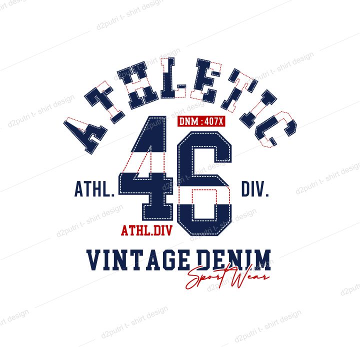 embroidery t shirt design graphic, vector, illustration athletic lettering typography
