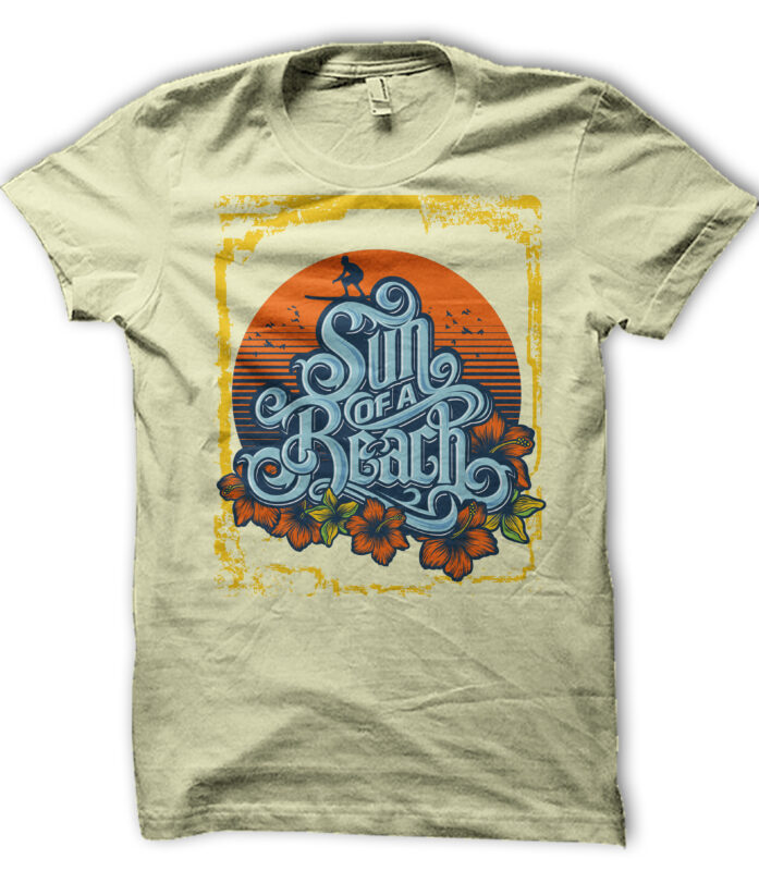 t-shirt vector Summer Beach Bundle