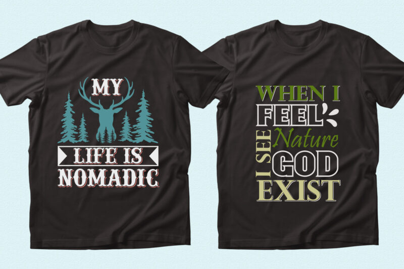 Trendy 20 Travelling / Camping / Hiking quotes T-shirt Designs Bundle — 98% Off