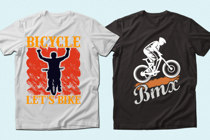 Trendy 20 Bicycle quotes T-shirt Designs Bundle — 98% Off