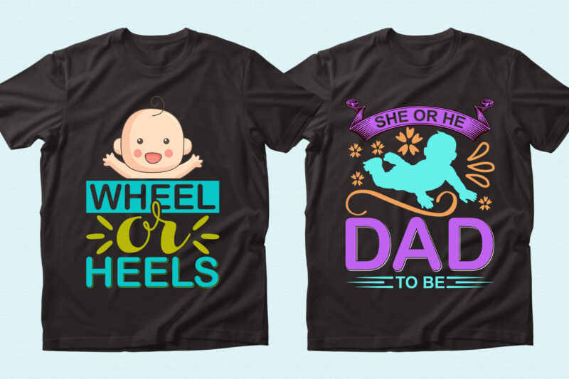 Trendy 20 Baby quotes T-shirt Designs Bundle — 98% Off