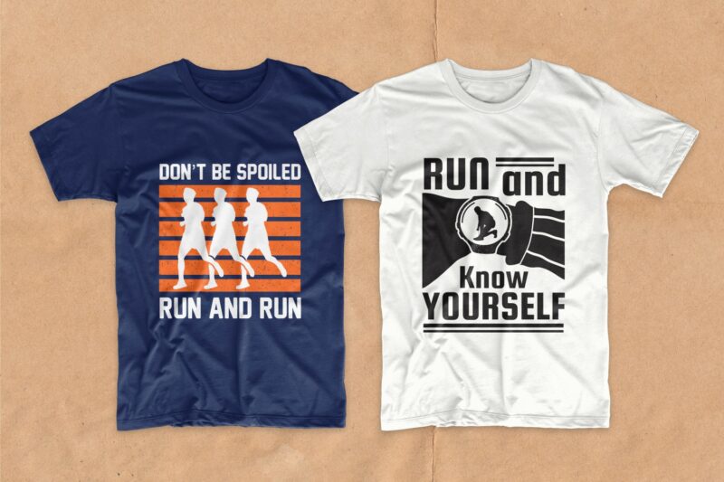 running event t shirt design