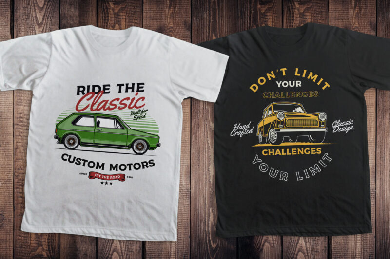 Classic Car t-shirt Collection