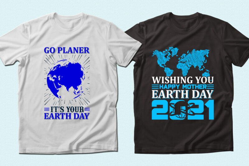 Trendy 20 Earth Day quotes T-shirt Designs Bundle — 98% Off