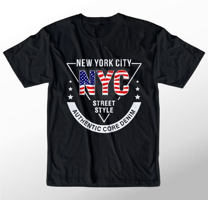 t shirt design graphic, vector, illustration new york city lettering typography