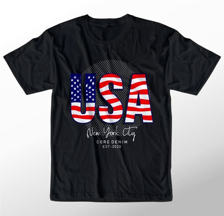 t shirt design graphic, vector, illustration usa new york city ...