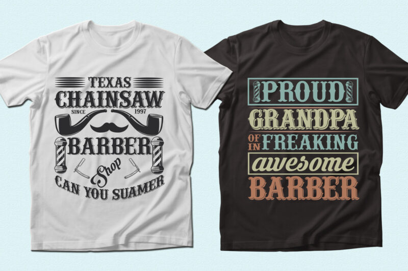 Trendy 20 Barber quotes T-shirt Designs Bundle — 98% Off