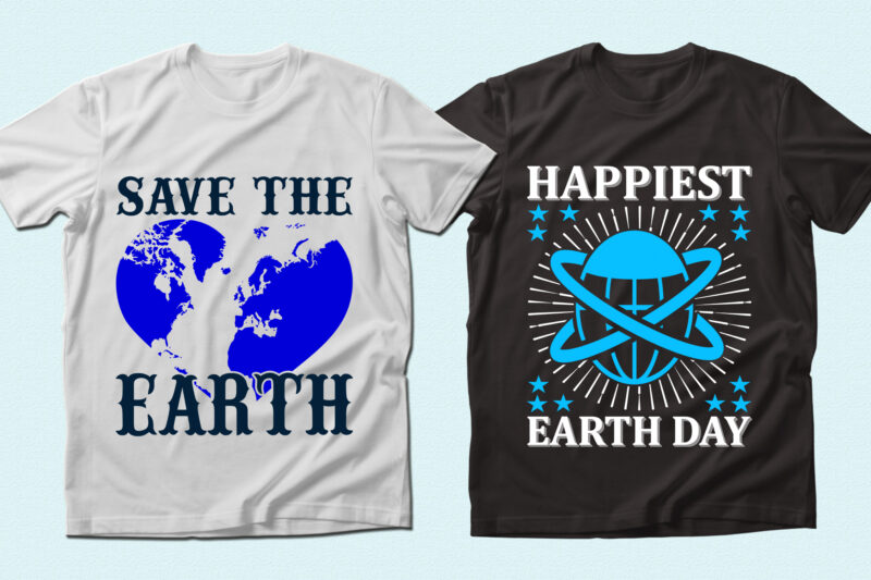 Trendy 20 Earth Day quotes T-shirt Designs Bundle — 98% Off