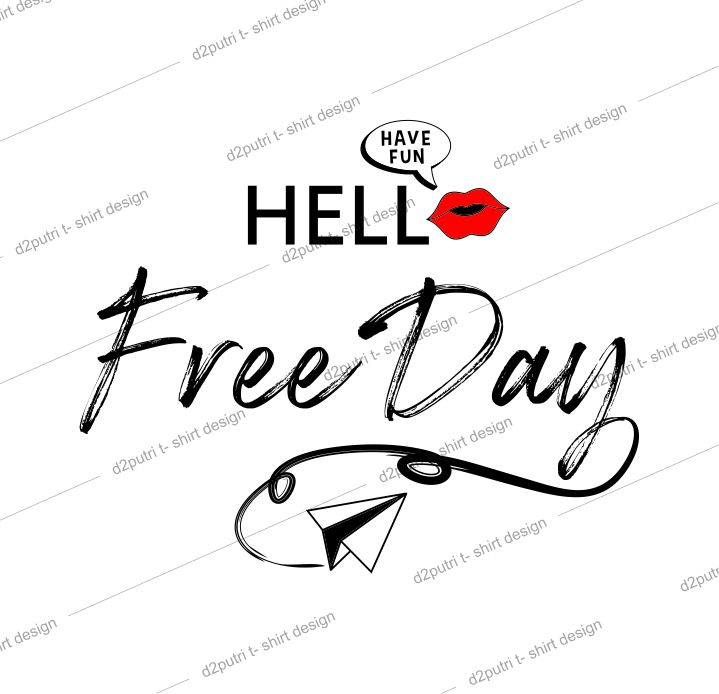 women, girls, ladies, t shirt design graphic, vector, illustration hello freeday lettering typography