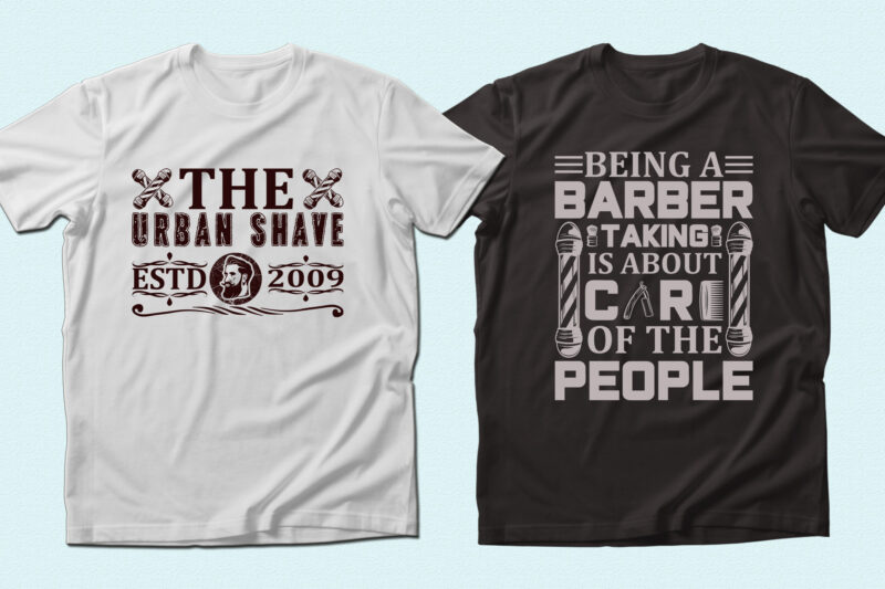 Trendy 20 Barber quotes T-shirt Designs Bundle — 98% Off