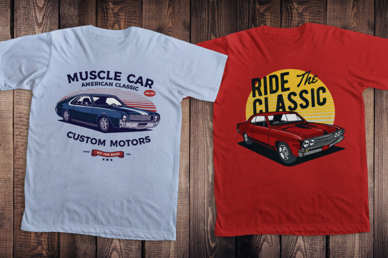 Classic Car t-shirt Collection