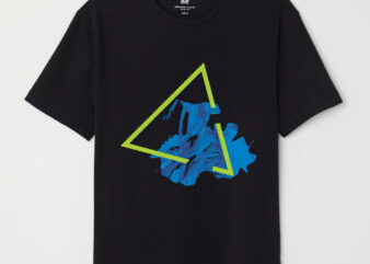 Geometric Retro art tshirt design