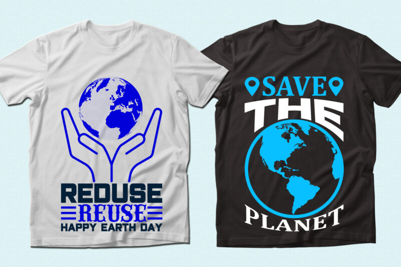 Trendy 20 Earth Day quotes T-shirt Designs Bundle — 98% Off