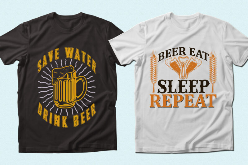 Trendy 20 Beer quotes T-shirt Designs Bundle — 98% Off