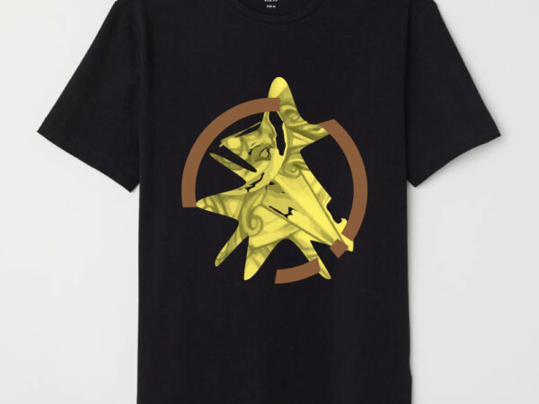 Golden egyptian geometric tshirt design
