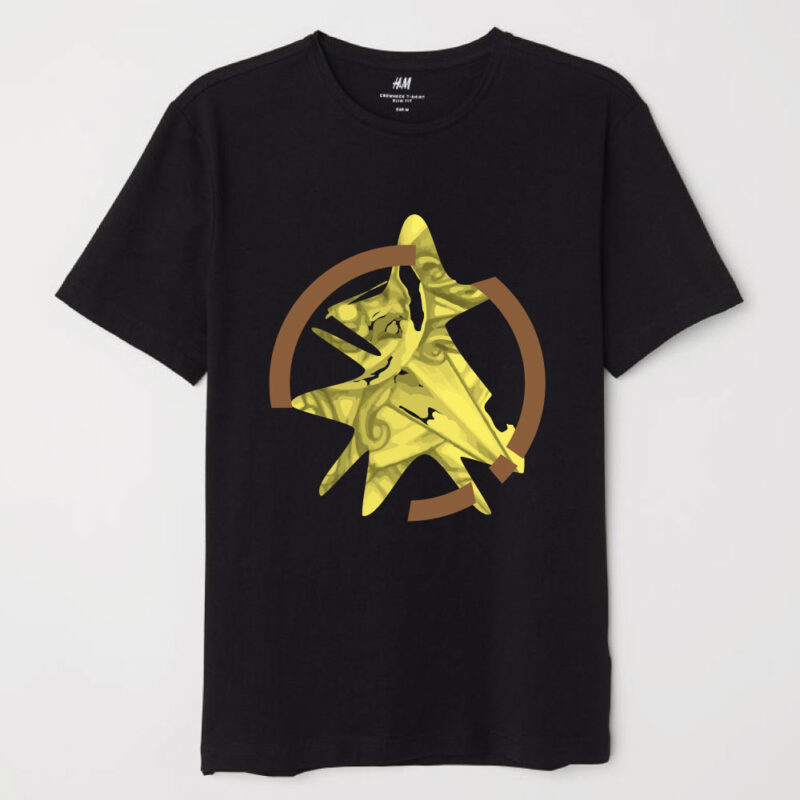 Golden Egyptian geometric tshirt design