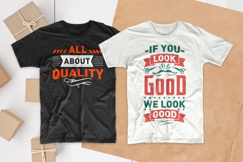 barber shop t shirt designs, barber t shirt designs, best barber shop quotes, t shirt design for barber shop, T-shirt designs bundle for commercial use, haircut quotes typography pack collection