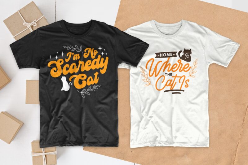 Cat t shirt designs bundle, funny cat t shirt designs, cat lover t shirt design, typography t shirt design for commercial use, t shirt design pack collection