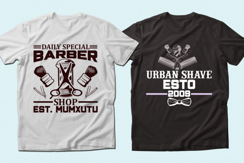 Trendy 20 Barber quotes T-shirt Designs Bundle — 98% Off