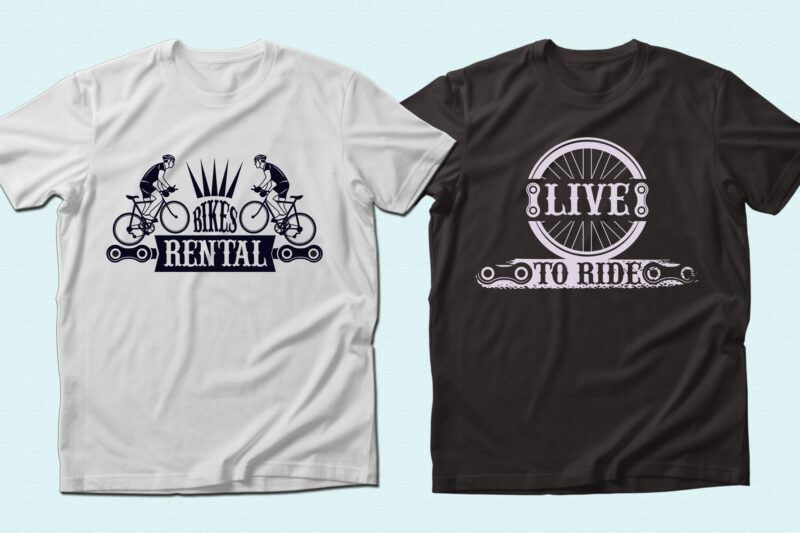 Trendy 20 Bicycle quotes T-shirt Designs Bundle — 98% Off