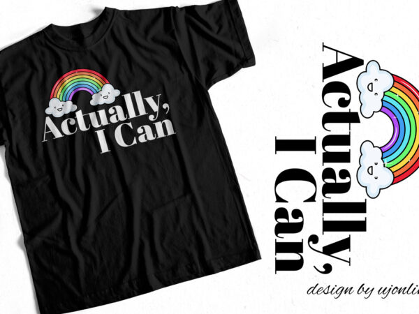 Actually i can t shirt design for sale – motivational design