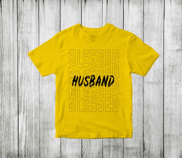 blessed husband – blessed family quotes t shirt designs
