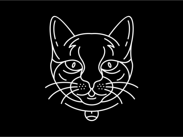 Cat 2 t shirt vector file