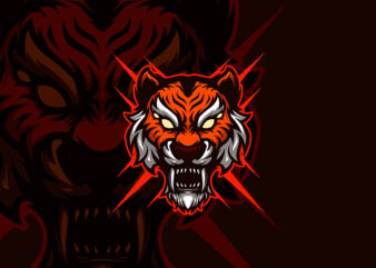 Roaring Tiger t shirt design online