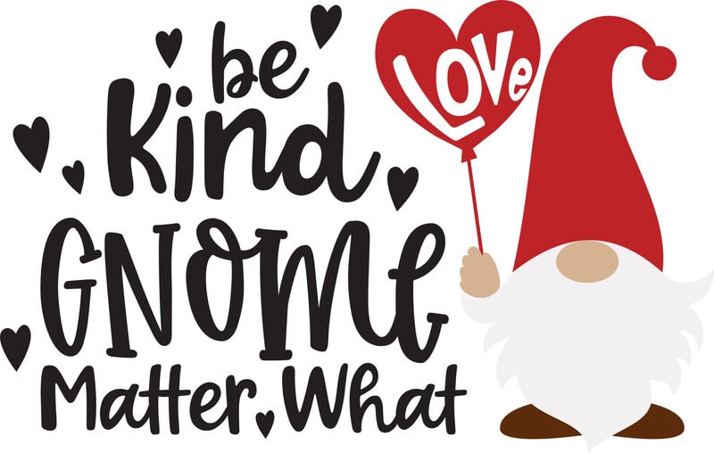 Valentines day gnome valentine sublimation valentine day gnomes svg