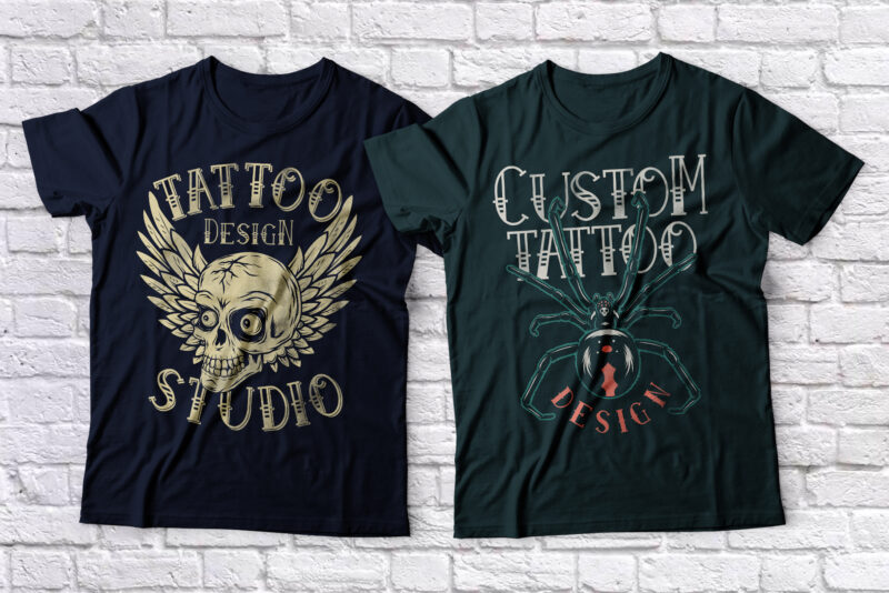 Urban Ink – Tattoo style layered label font