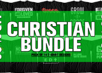 Christian Bundle – Huge Discounted Offer – Christian T-Shirt Designs – Jesus T -Shirt designs