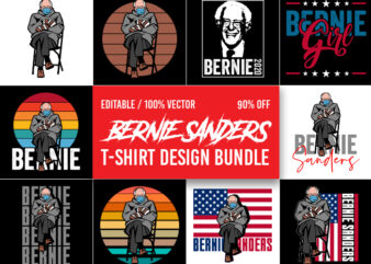 10 best selling Bernie Sanders T-Shirt Design Bundle T-Shirt Design Bundle